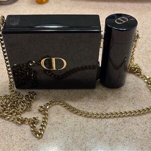 Dior Black and Gold Mini Bag